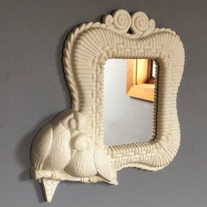 Vintage Cottagecore Birds Mirror